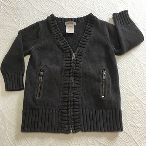 1Year (4/$20) Gray-Brown Cotton Sweater Dress/Long Cardigan by Joe Fresh